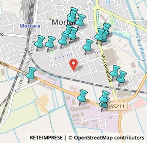 Mappa Via IV Novembre, 27036 Mortara PV, Italia (0.5035)