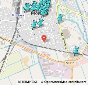 Mappa Via IV Novembre, 27036 Mortara PV, Italia (0.6565)