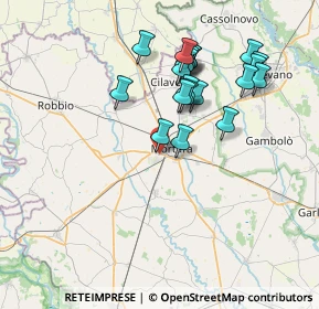 Mappa Zona Industriale, 27036 Mortara PV, Italia (7.057)