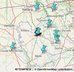 Mappa Zona Industriale, 27036 Mortara PV, Italia (10.94917)