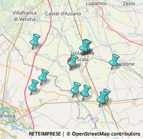 Mappa Via Centenara, 37060 Erbè VR, Italia (6.86)