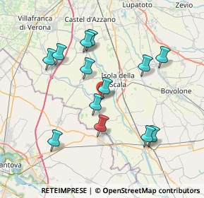 Mappa Via Centenara, 37060 Erbè VR, Italia (7.28)