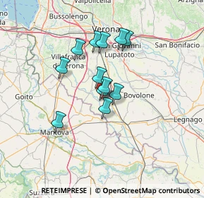 Mappa Via Centenara, 37060 Erbè VR, Italia (10.02)