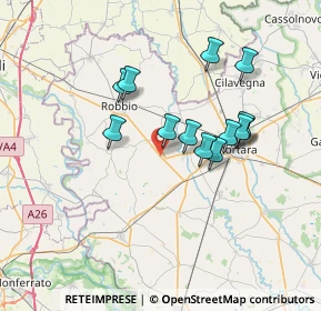 Mappa Via Dott. Mazzini, 27030 Sant'Angelo Lomellina PV, Italia (5.97)