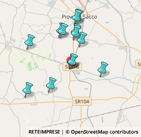 Mappa Via Villa del Bosco, 35029 Pontelongo PD, Italia (3.37692)