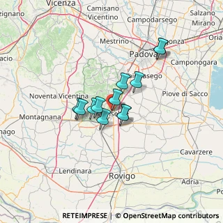 Mappa Monselice, 35043 Monselice PD, Italia (9.13167)