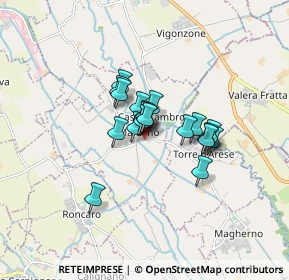 Mappa Via Vidolenghi, 27010 Marzano PV, Italia (1.008)