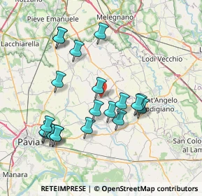 Mappa Via Vidolenghi, 27010 Marzano PV, Italia (7.5945)