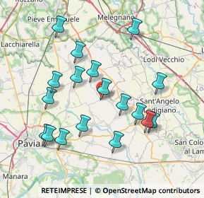 Mappa Via Vidolenghi, 27010 Marzano PV, Italia (7.62222)