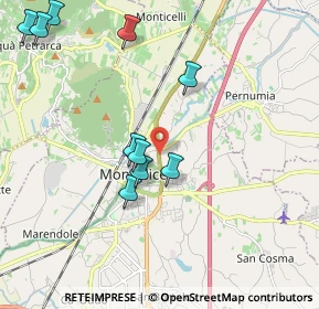 Mappa Via Alessandro Volta, 35043 Monselice PD, Italia (2.38)