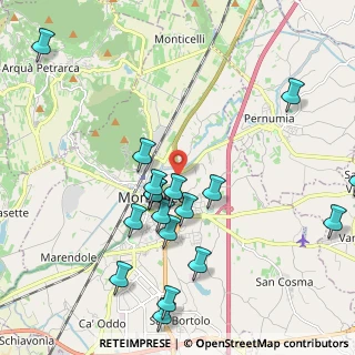 Mappa Via Alessandro Volta, 35043 Monselice PD, Italia (2.5455)