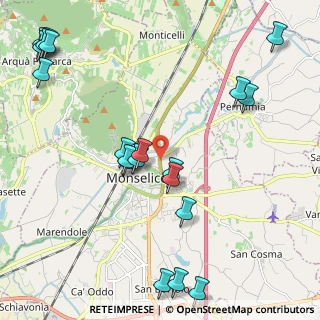 Mappa Via Alessandro Volta, 35043 Monselice PD, Italia (2.698)