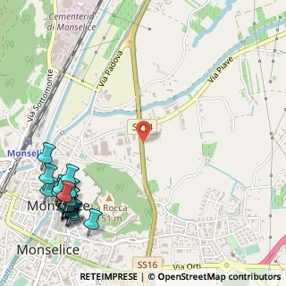Mappa Via Alessandro Volta, 35043 Monselice PD, Italia (0.813)