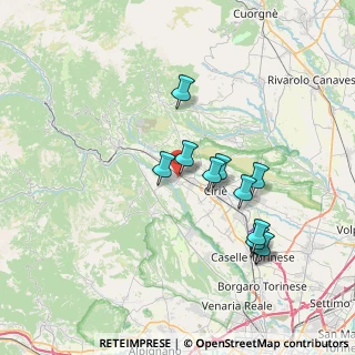 Mappa Via Levanne, 10070 Villanova Canavese TO, Italia (6.73636)