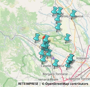 Mappa Via degli Ossola, 10070 San Carlo Canavese TO, Italia (7.22158)