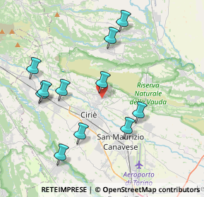 Mappa Via degli Ossola, 10070 San Carlo Canavese TO, Italia (4.07818)