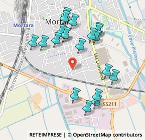 Mappa Via Balduzzi Giuseppe, 27036 Mortara PV, Italia (0.494)