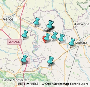 Mappa SP 21, 27030 Castelnovetto PV, Italia (6.045)