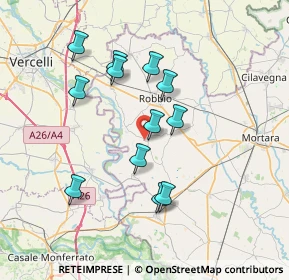 Mappa SP 21, 27030 Castelnovetto PV, Italia (6.54167)