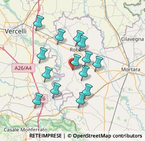 Mappa SP 21, 27030 Castelnovetto PV, Italia (6.13357)