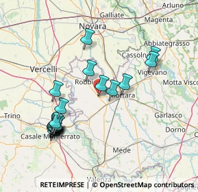 Mappa Via Nicorvo, 27030 Sant'Angelo Lomellina PV, Italia (15.714)