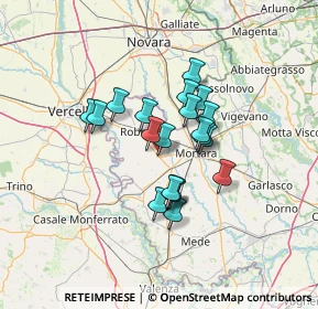 Mappa Via Nicorvo, 27030 Sant'Angelo Lomellina PV, Italia (9.766)