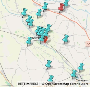 Mappa Via dell'Alpino, 37051 Bovolone VR, Italia (3.9955)