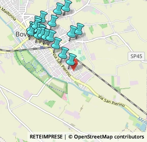 Mappa Via dell'Alpino, 37051 Bovolone VR, Italia (1.111)