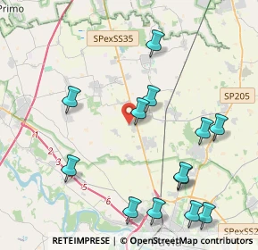 Mappa Via Dante, 27012 Certosa di Pavia PV, Italia (4.74615)