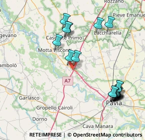 Mappa Via del Commercio, 27020 Torre d'Isola PV, Italia (9.176)