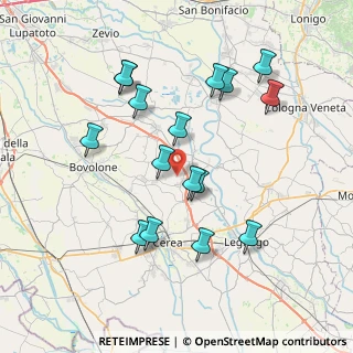 Mappa Via Vialarga, 37050 San Pietro di Morubio VR, Italia (7.52625)