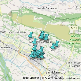 Mappa Piazza Martiri Della Liberta, 10070 San Carlo Canavese TO, Italia (1.407)