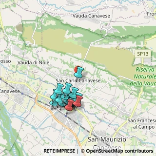 Mappa Piazza Martiri Della Liberta, 10070 San Carlo Canavese TO, Italia (1.7385)