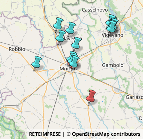 Mappa Via Sant'Albino Alcuino, 27036 Mortara PV, Italia (7.13)
