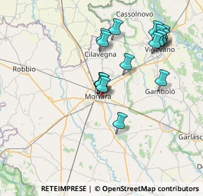 Mappa Via Sant'Albino Alcuino, 27036 Mortara PV, Italia (7.30471)