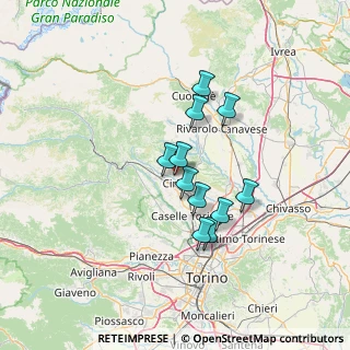 Mappa Via della Chiesa, 10070 San Carlo Canavese TO, Italia (10.47091)