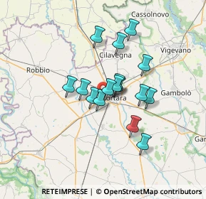 Mappa Presso Distributore IP, 27036 Mortara PV, Italia (4.9825)
