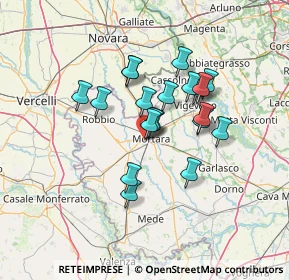 Mappa Presso Distributore IP, 27036 Mortara PV, Italia (10.679)