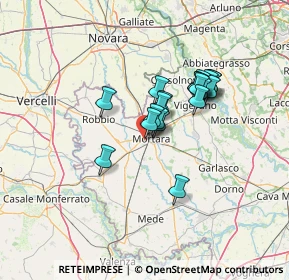 Mappa Presso Distributore IP, 27036 Mortara PV, Italia (9.896)