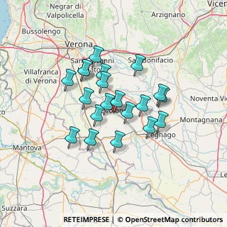 Mappa Via Cappello, 37051 Bovolone VR, Italia (10.924)