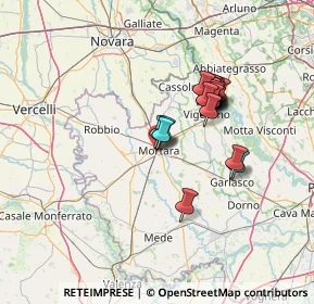 Mappa Via Ercole Marianini, 27036 Mortara PV, Italia (11.013)
