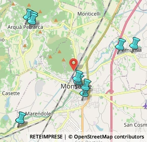 Mappa Via Sottomonte, 35043 Monselice PD, Italia (2.63)