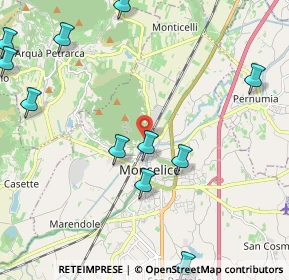 Mappa Via Sottomonte, 35043 Monselice PD, Italia (2.73091)