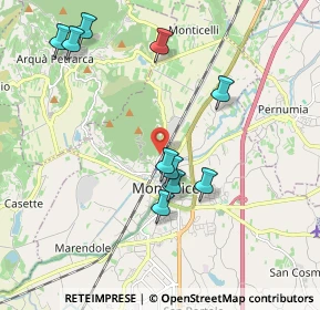 Mappa Via Sottomonte, 35043 Monselice PD, Italia (2.22636)