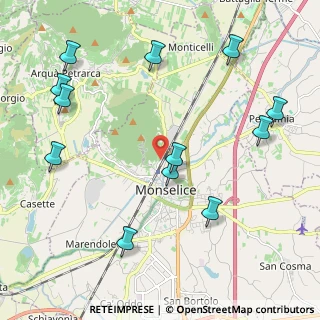 Mappa Via Sottomonte, 35043 Monselice PD, Italia (2.50583)