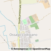 Map Ossago Lodigiano