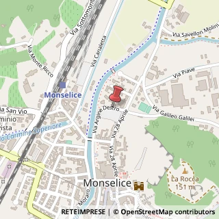 Mappa Via Argine Destro, 9, 35043 Monselice, Padova (Veneto)
