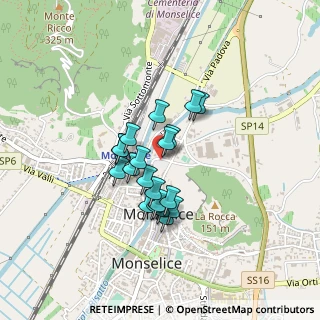 Mappa Via Argine Destro, 35043 Monselice PD, Italia (0.312)