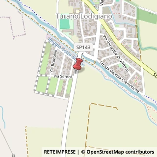 Mappa Via Antonio Gramsci, 10, 26828 Turano Lodigiano, Lodi (Lombardia)