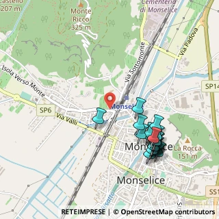 Mappa Via S. Vio, 35043 Monselice PD, Italia (0.542)